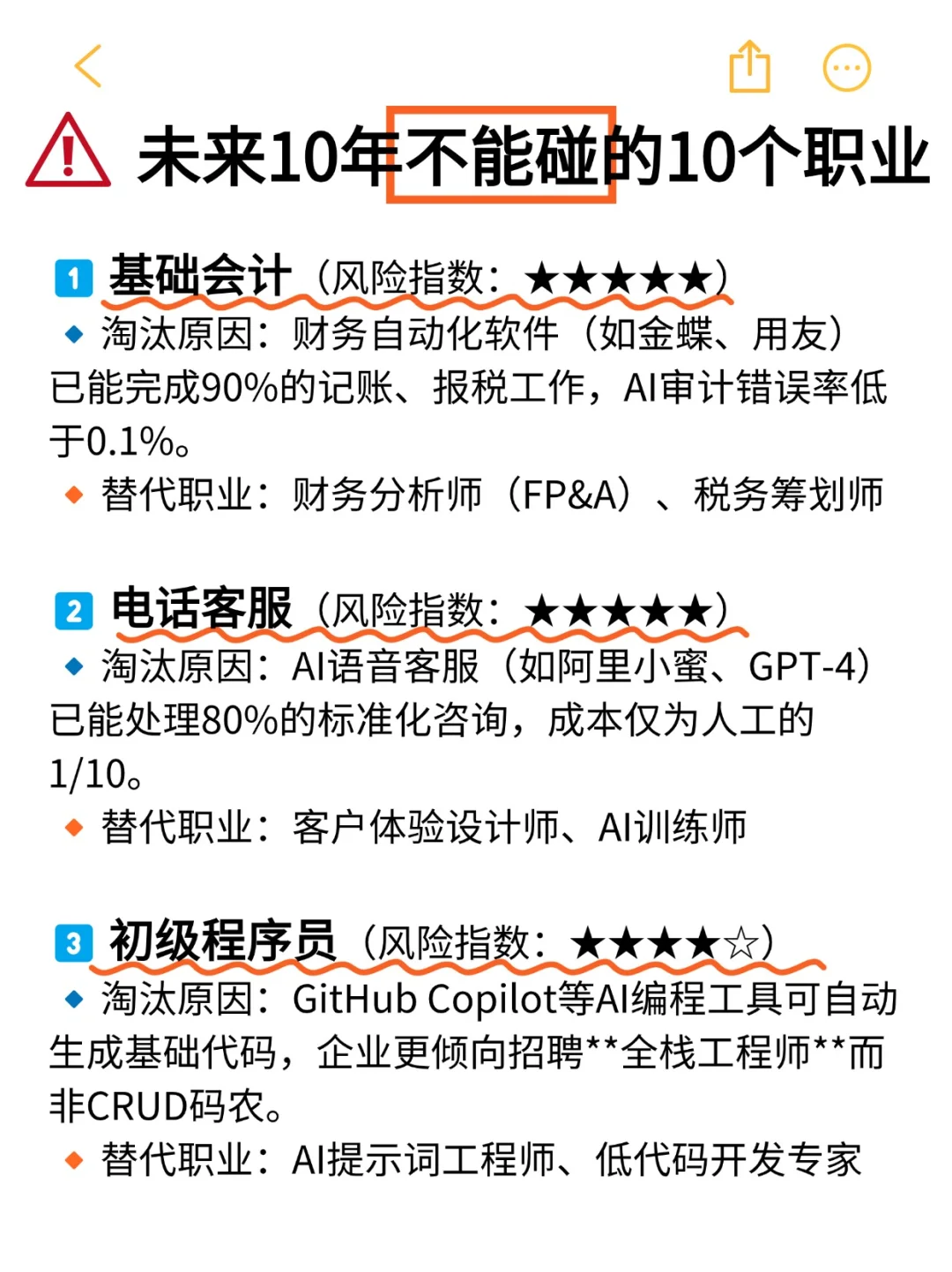 未来10年，正在逐渐消亡的10个职业