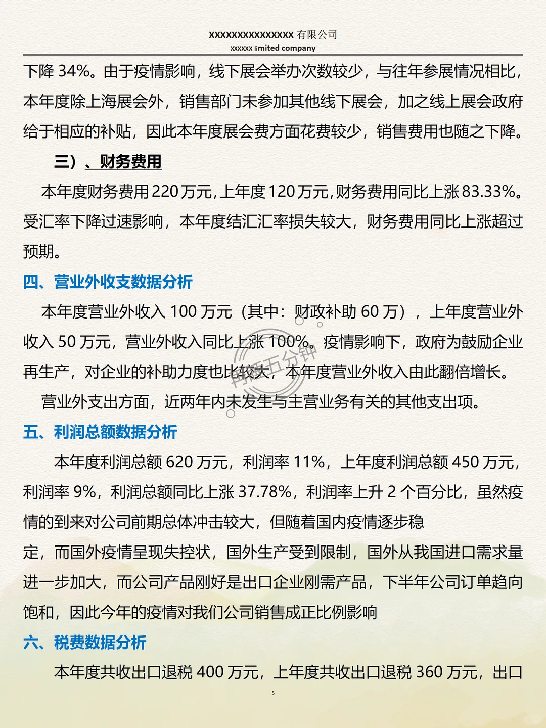 头一次见到这么漂亮的财务数据分析报告！不