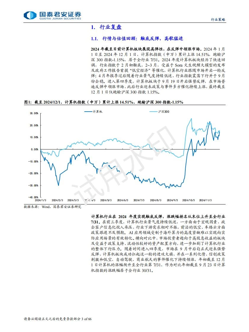 2025计算机行业自动驾驶等赛道迎来新机遇