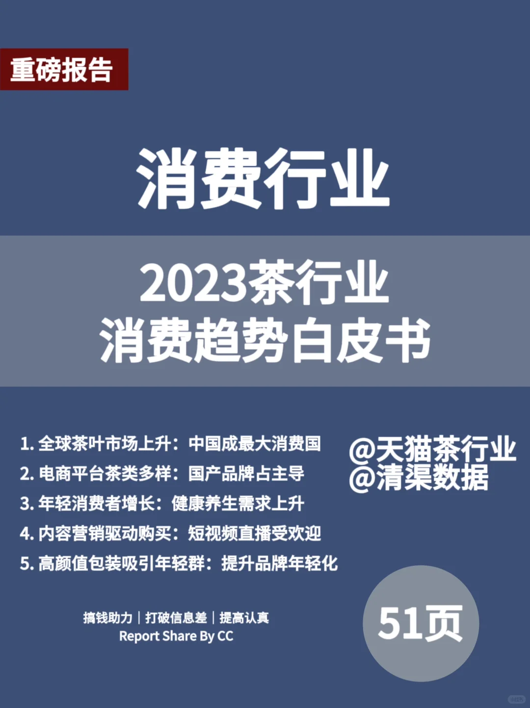 51 页| 2023茶行业消费趋势白皮书