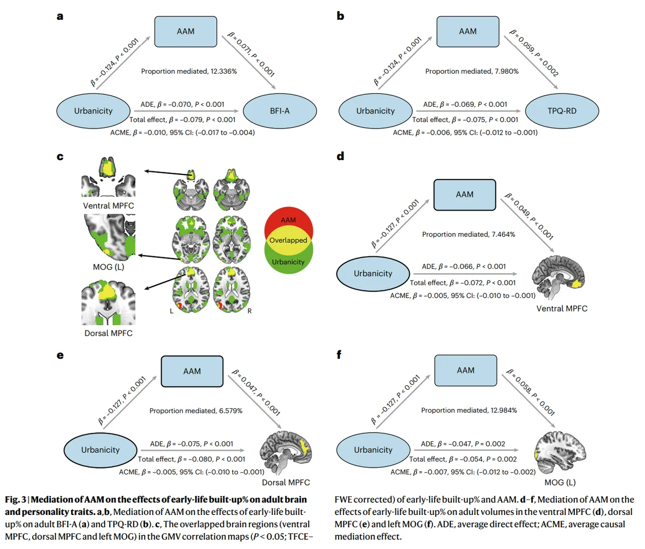 城市生活与成年神经行为特征NCit.