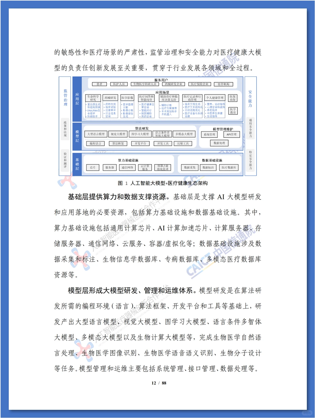人工智能大模型赋能医疗健康产业白皮书