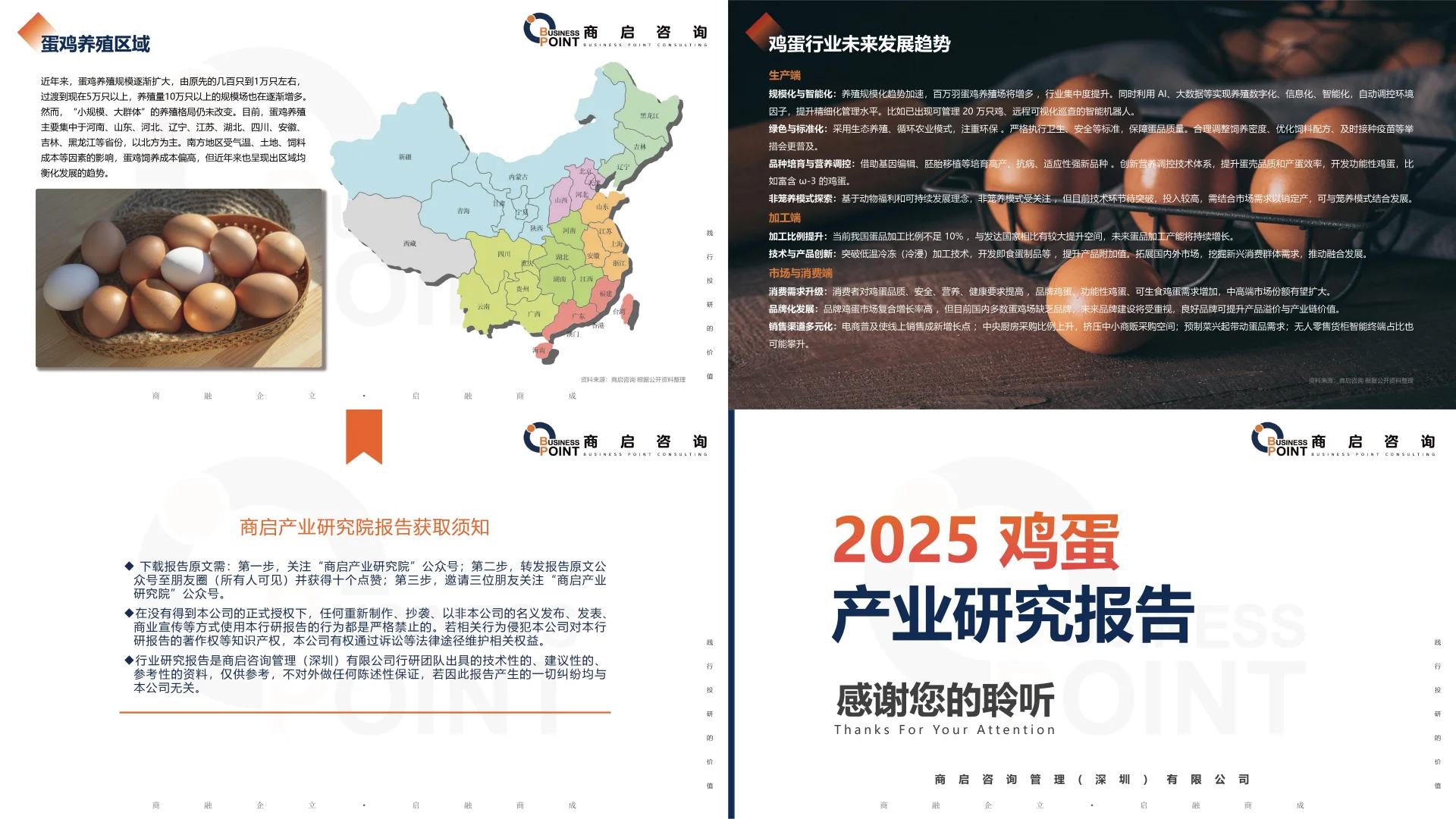 ? 商启咨询 鸡蛋行业研究报告