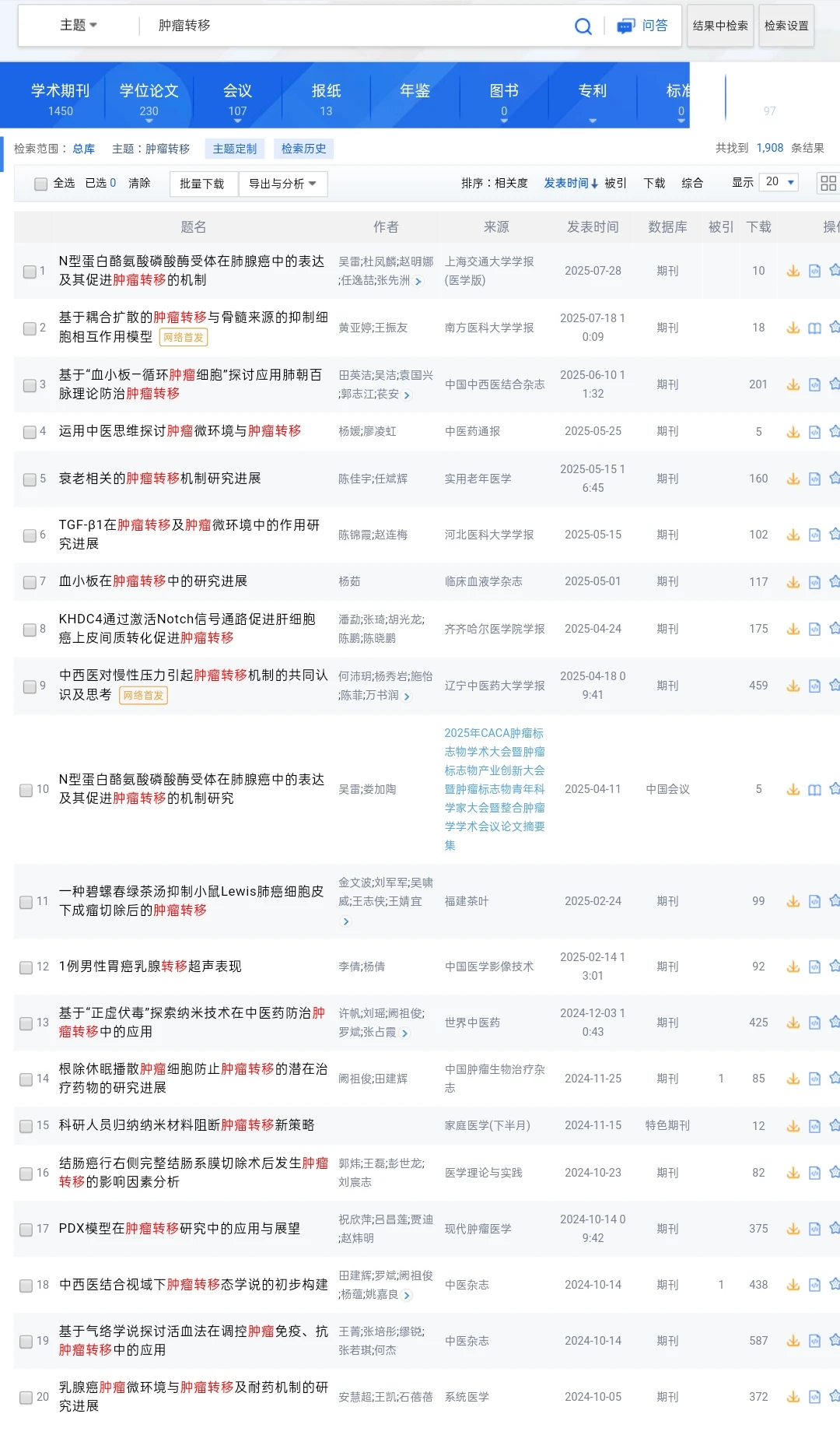 下一个发文新风口肿瘤转移要赢麻了！