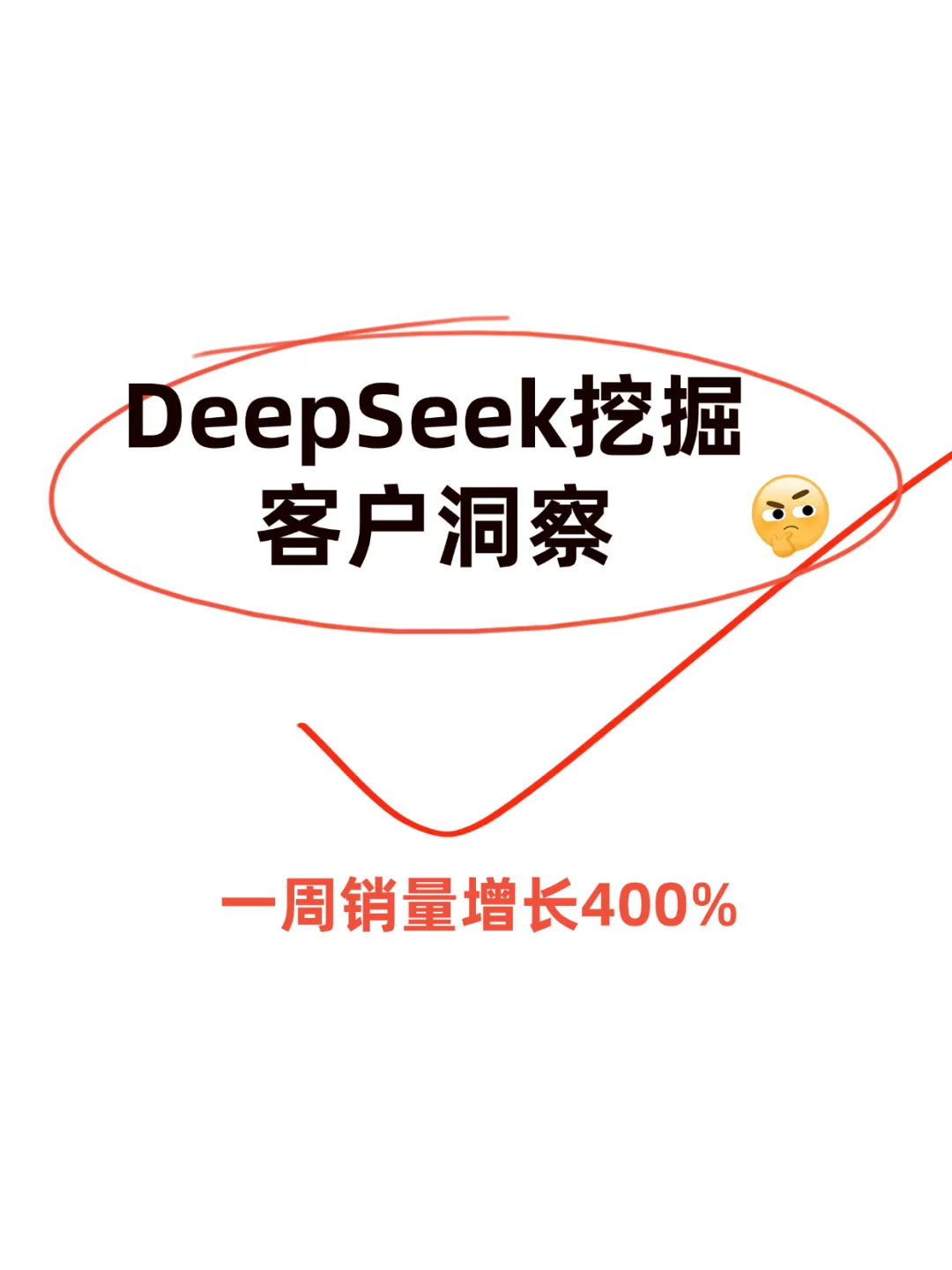 ?DeepSeek洞察客户，销量一周?400%❗