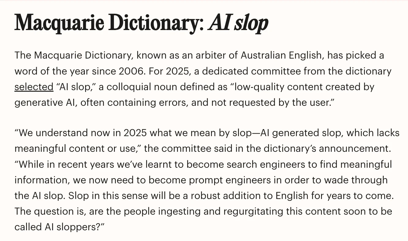 2025 年度词汇，各词典的合集版