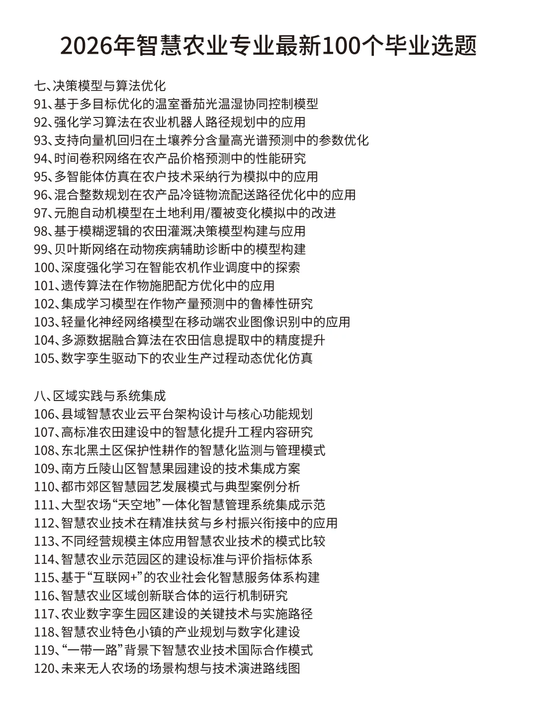 这才是智慧农业专业选题天花板啊