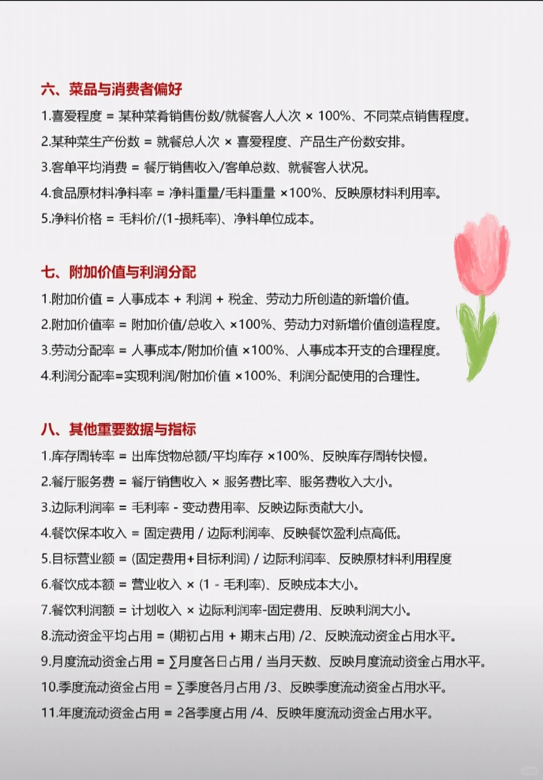 餐厅老板必存！这10个公式算明白=多赚20万