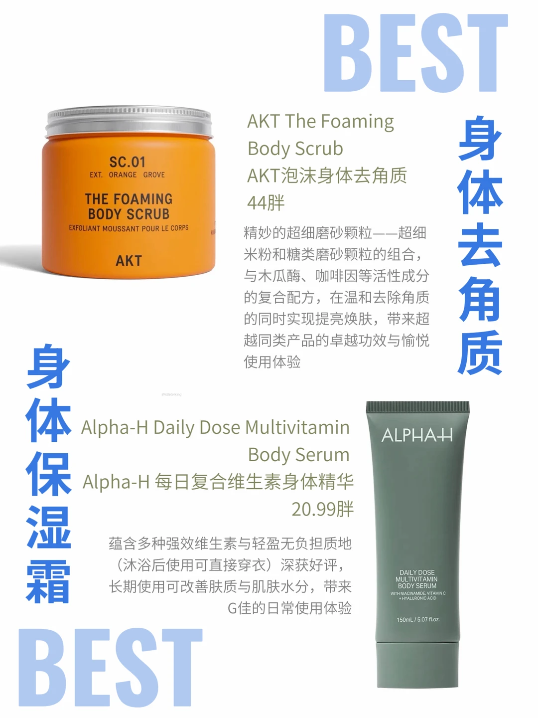 UK版Marie Claire25年美妆奖|身体护理板块