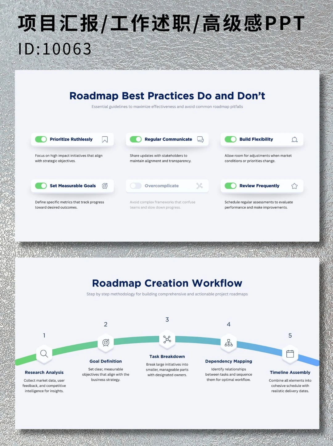 高级感PPT模板|方案选择与优劣势权衡图