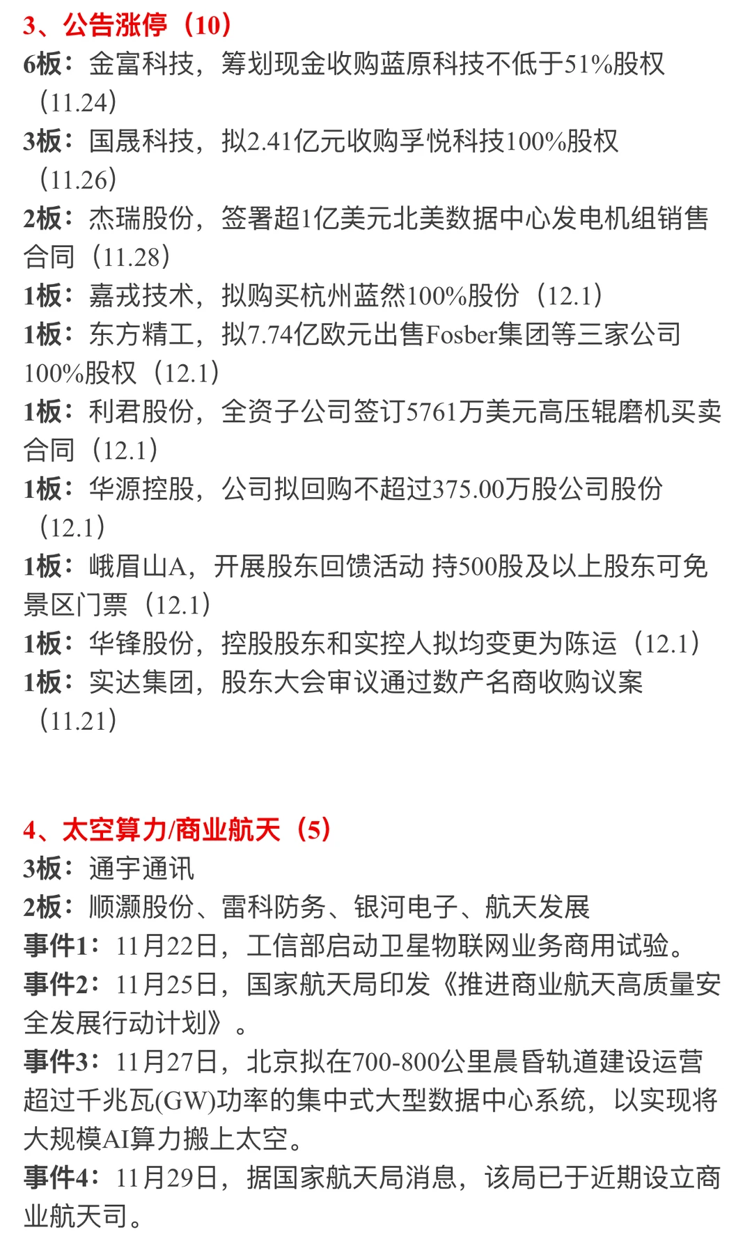 ?【12月2日 | 周二盘前热点速递】?