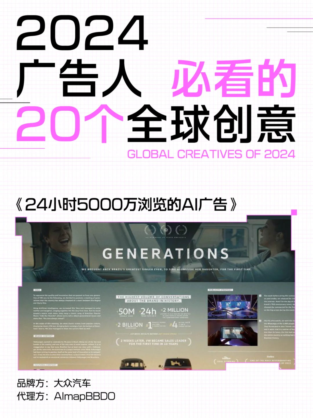 过去一年,广告人必看的20个全球创意