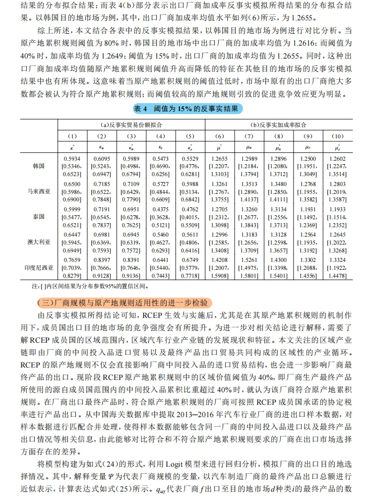 RCEP 原产地规则如何搅动中国汽车市场？