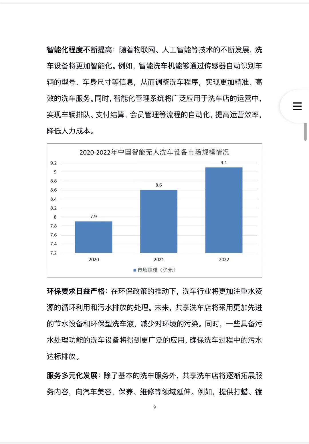 共享洗车店商业计划书word➕PPT