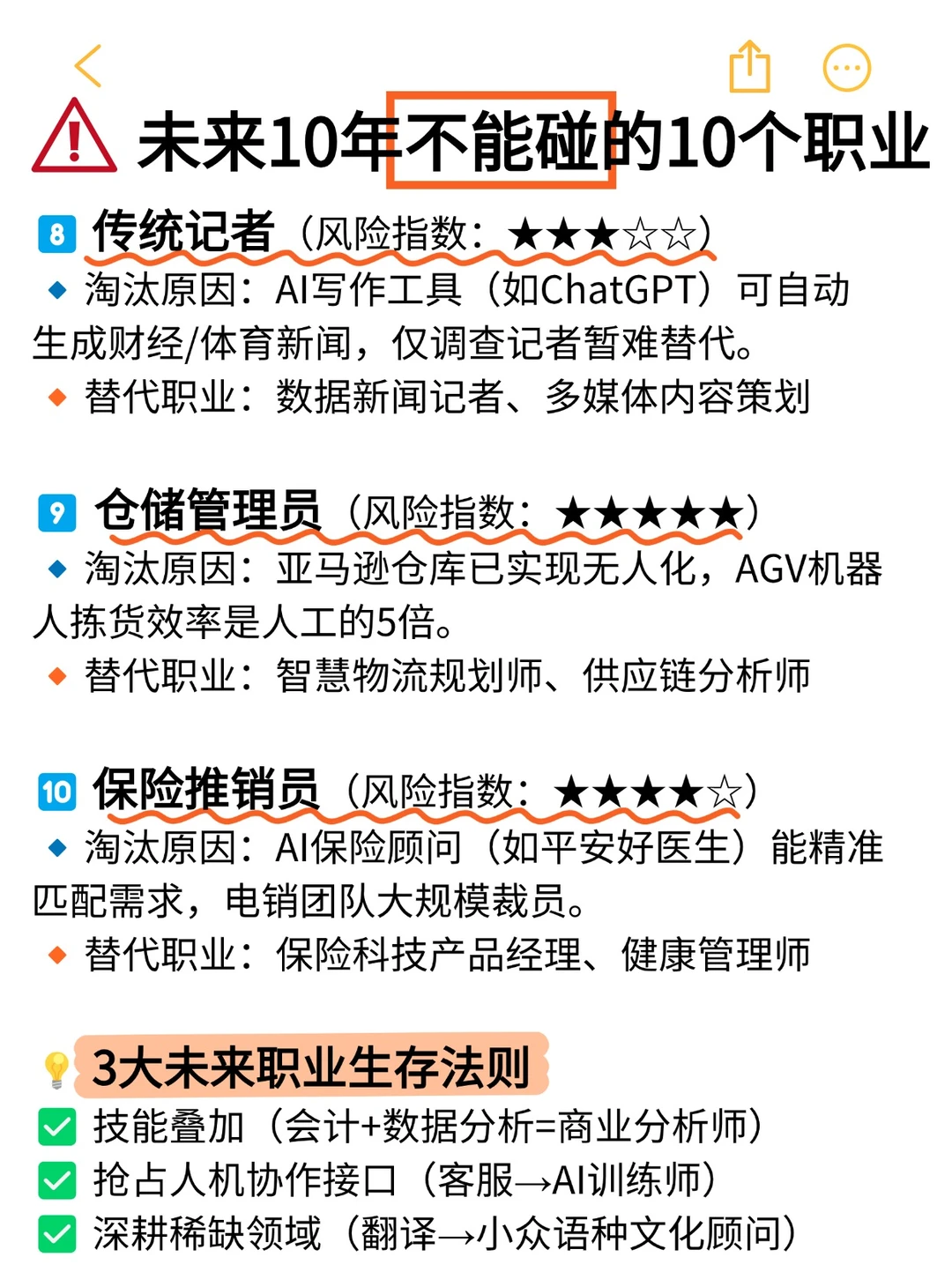 未来10年，正在逐渐消亡的10个职业