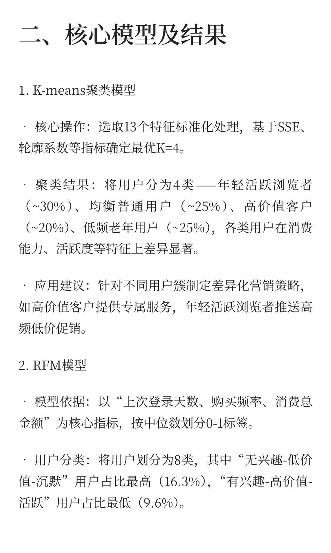 电商数据分析报告总结