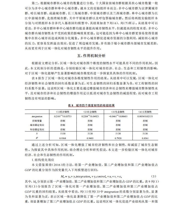 区域一体化DID双重差分stata实证分析！