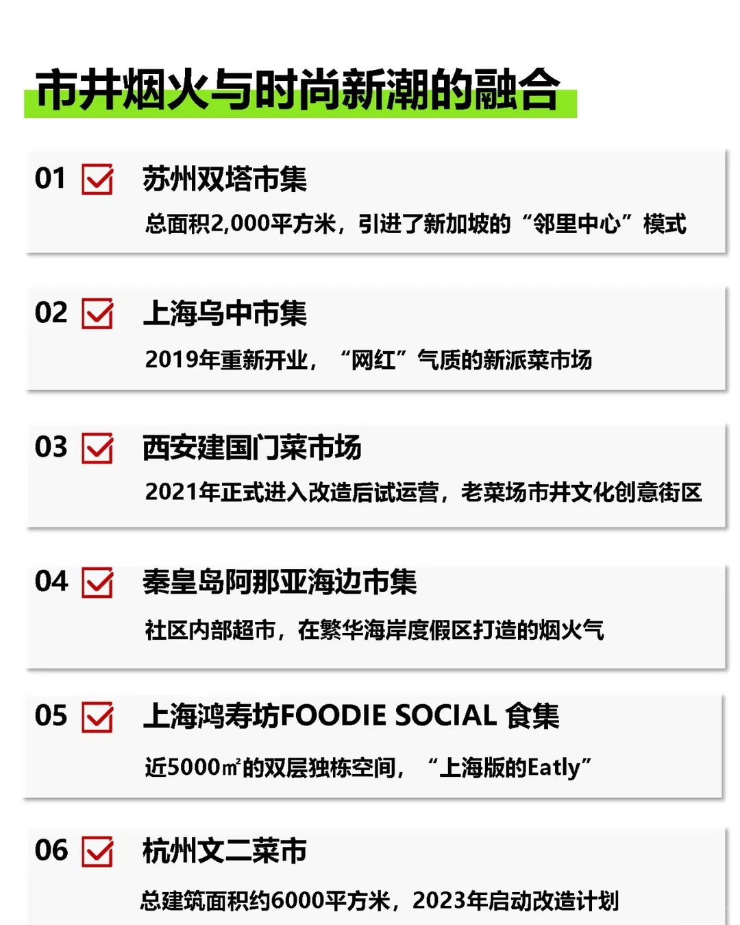 新型智慧菜市场网红打卡点