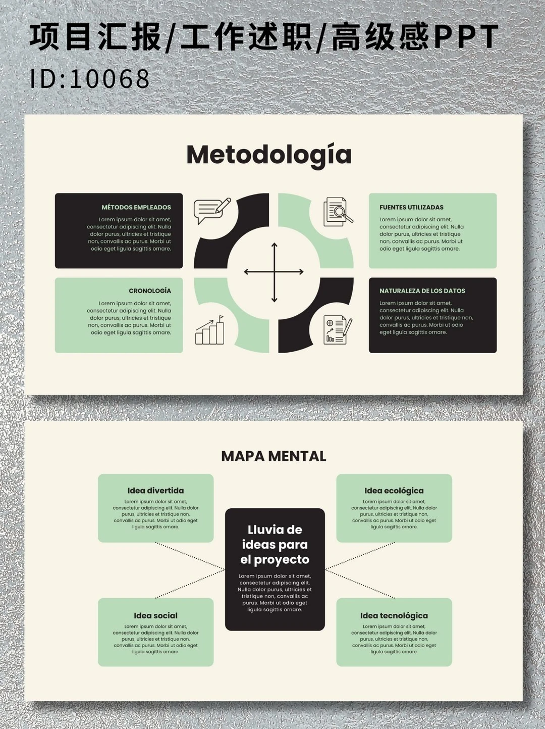 高级感PPT模板|企业战略与路线规划全案
