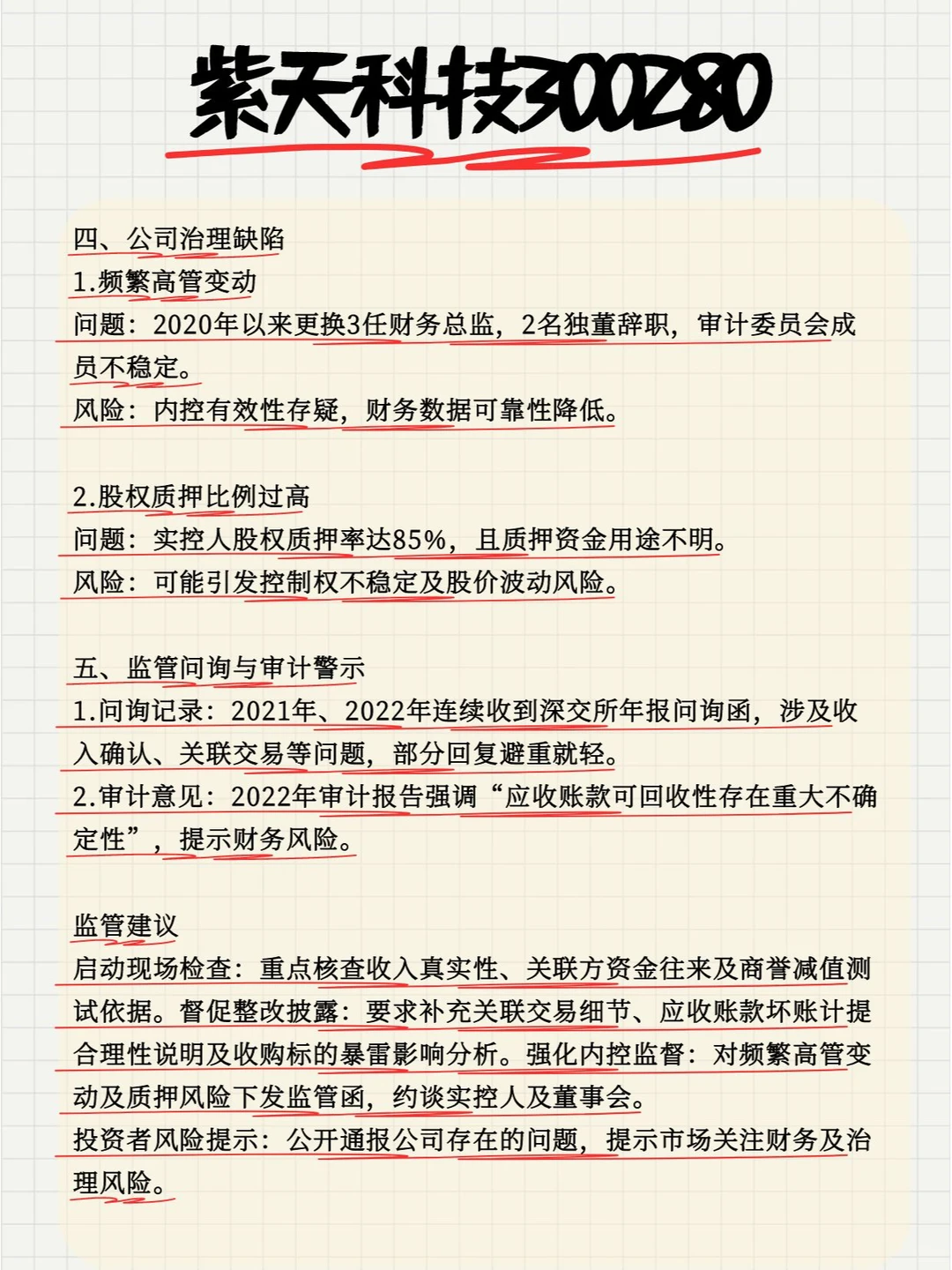 必看，Deepseek给出的上市公司年报风险揭示