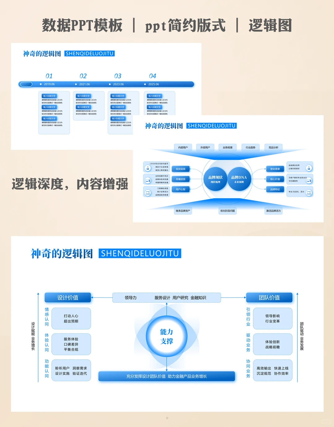 结构化分析ppt模板：数据也能讲好故事