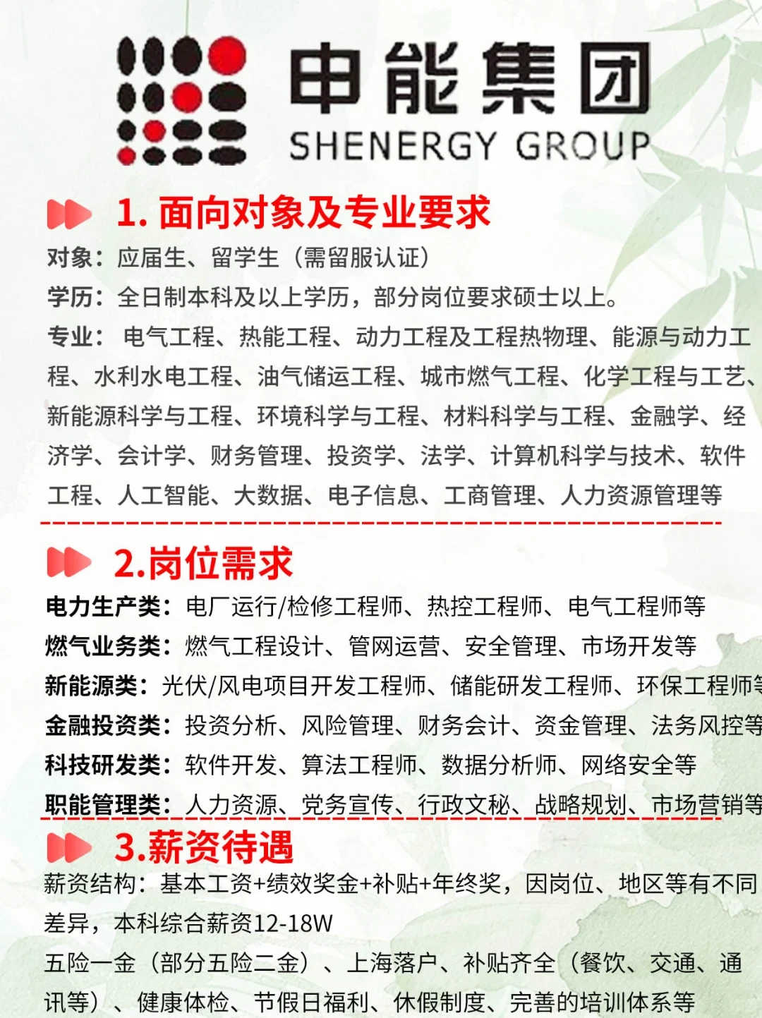 上海申能集团应届捞人计划进行中!