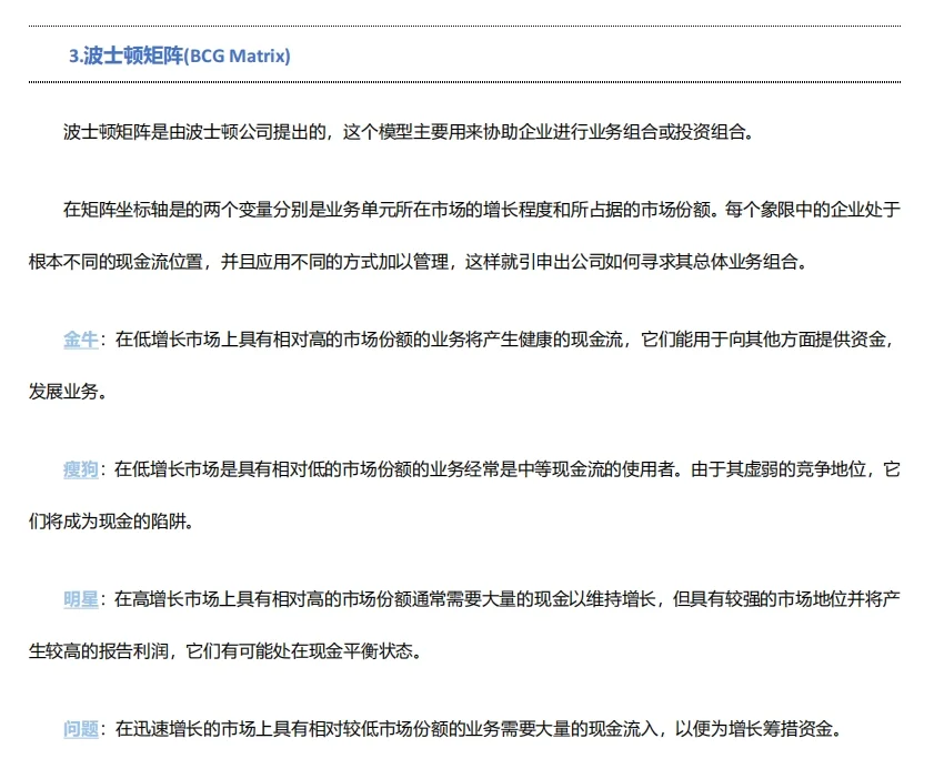 商科大学生必会的商业案例分析模型