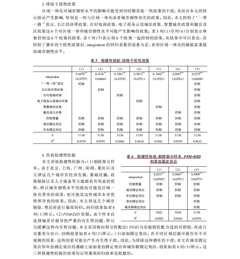 区域一体化DID双重差分stata实证分析！