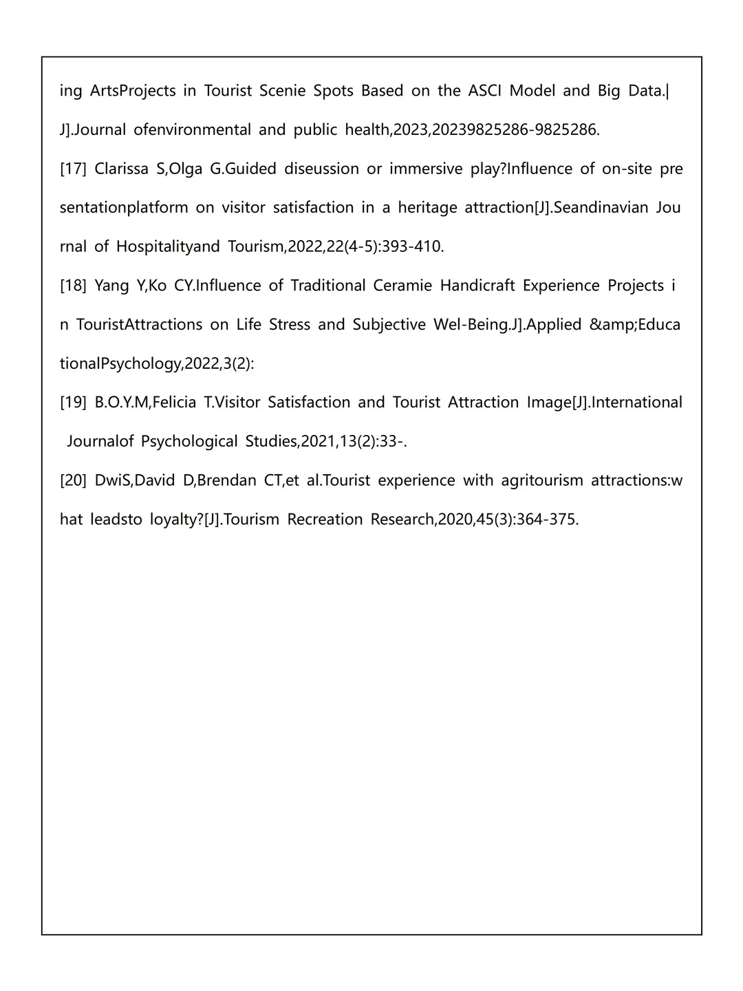 旅游管理开题报告范文get！