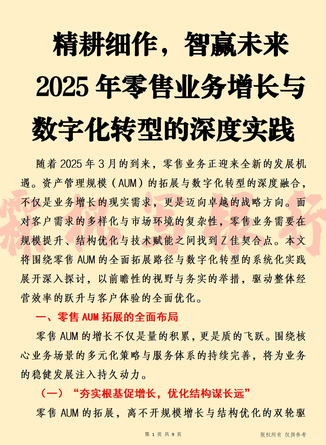 2025年零售业务增长与数字化转型的深度实践