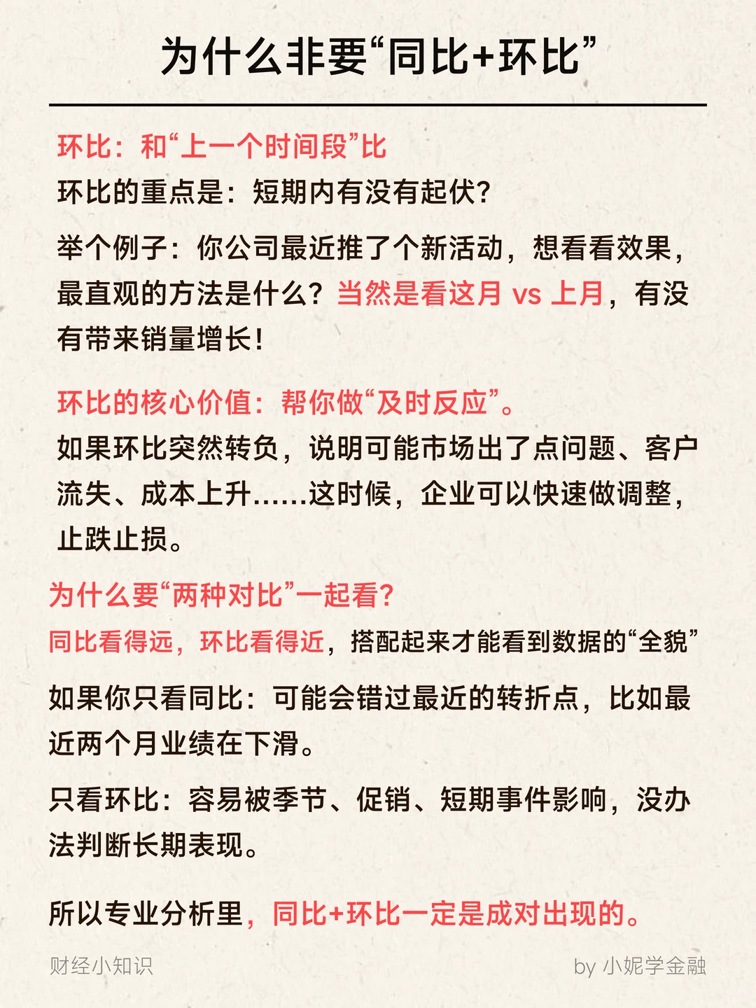 手把手教你看懂：同比与环比