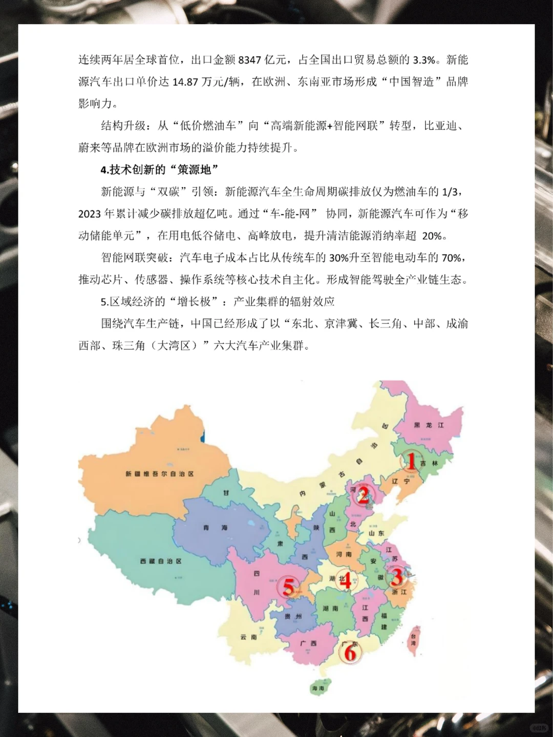 2025年汽车零部件发展分析