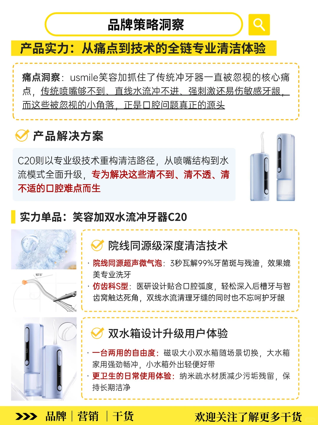 硬刚国际品牌‼️usmile笑容加凭什么站稳C位