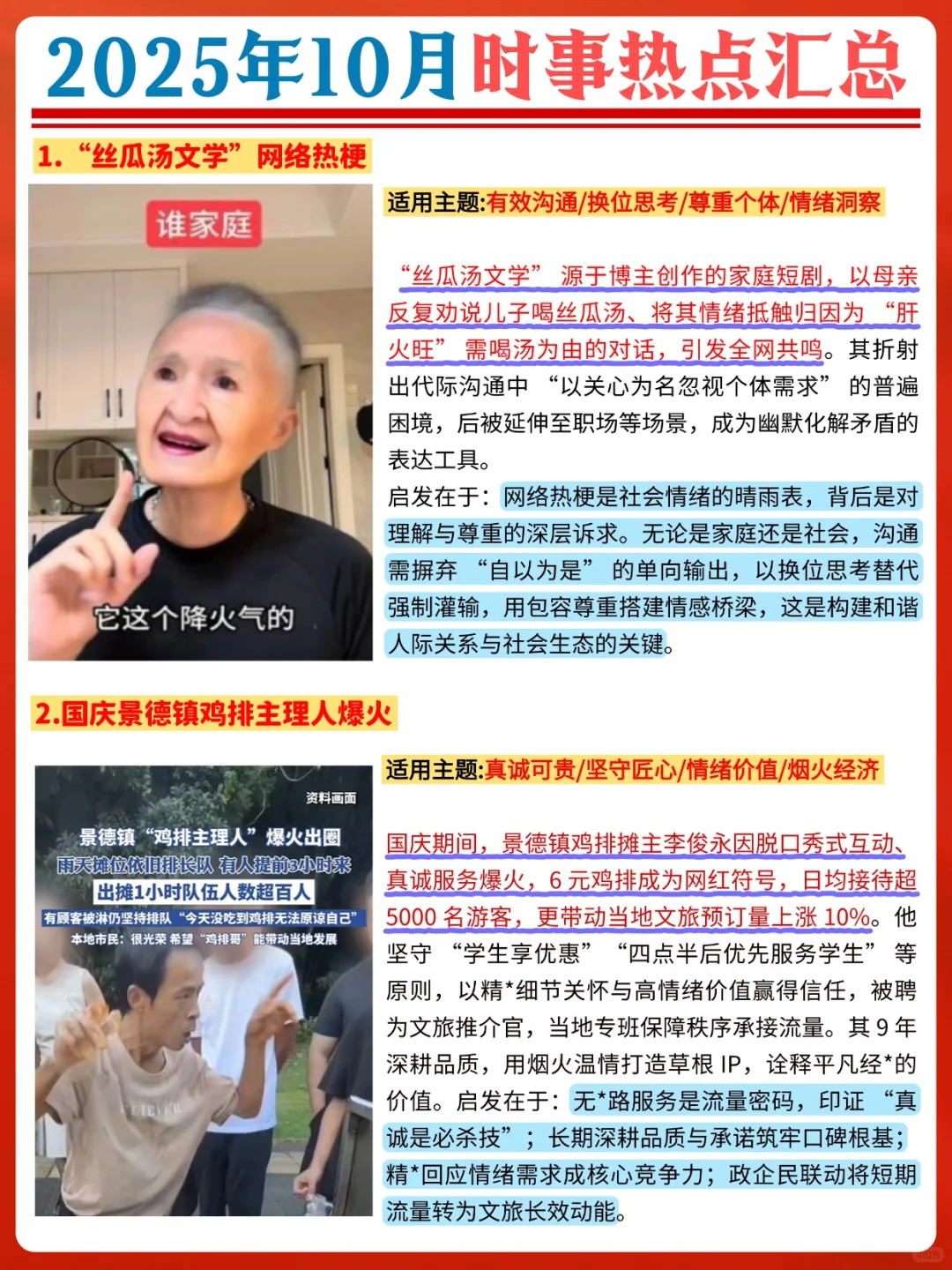 2025年10月时事热点汇总