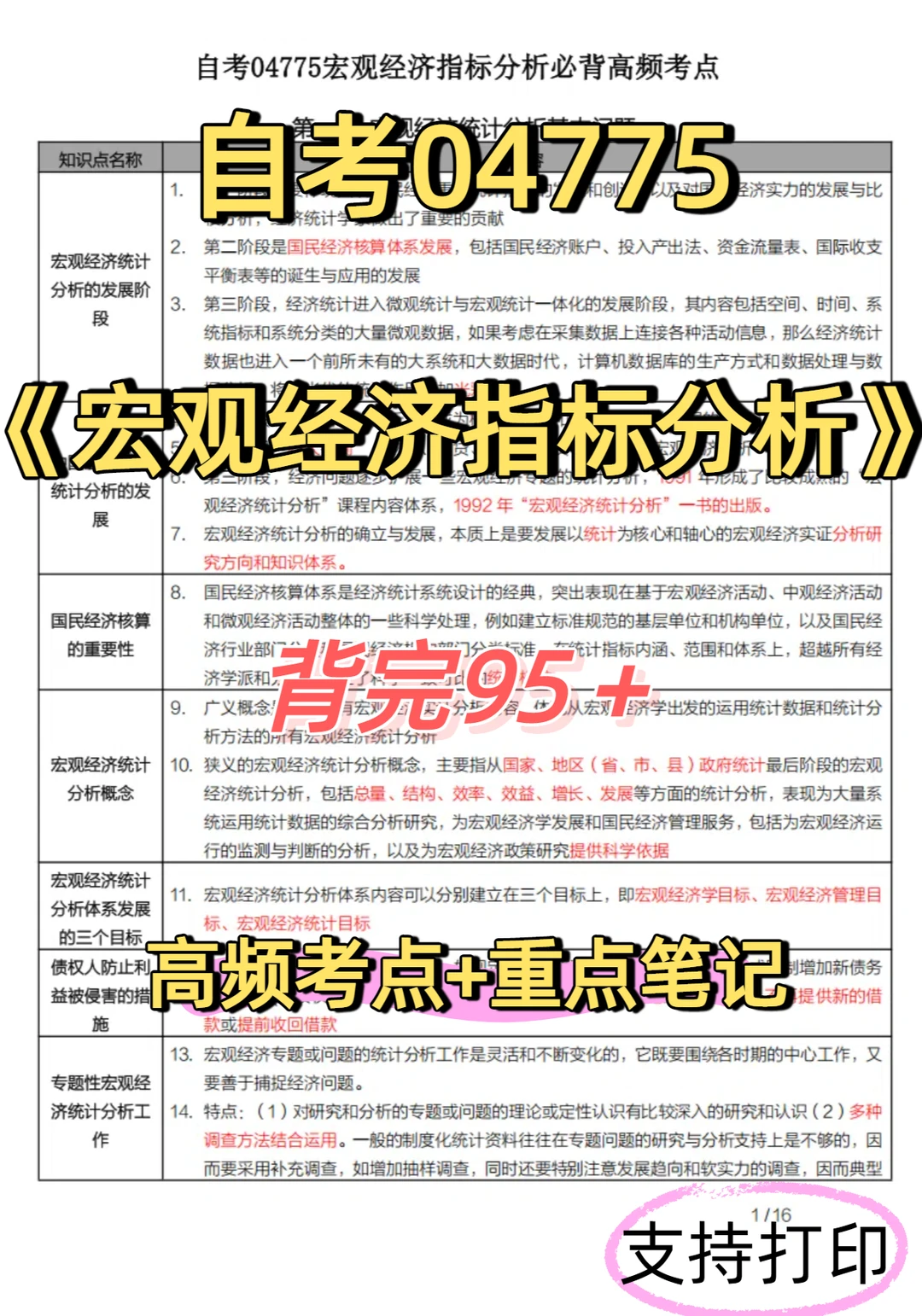 自考04775宏观经济指标分析 考试?抄答案