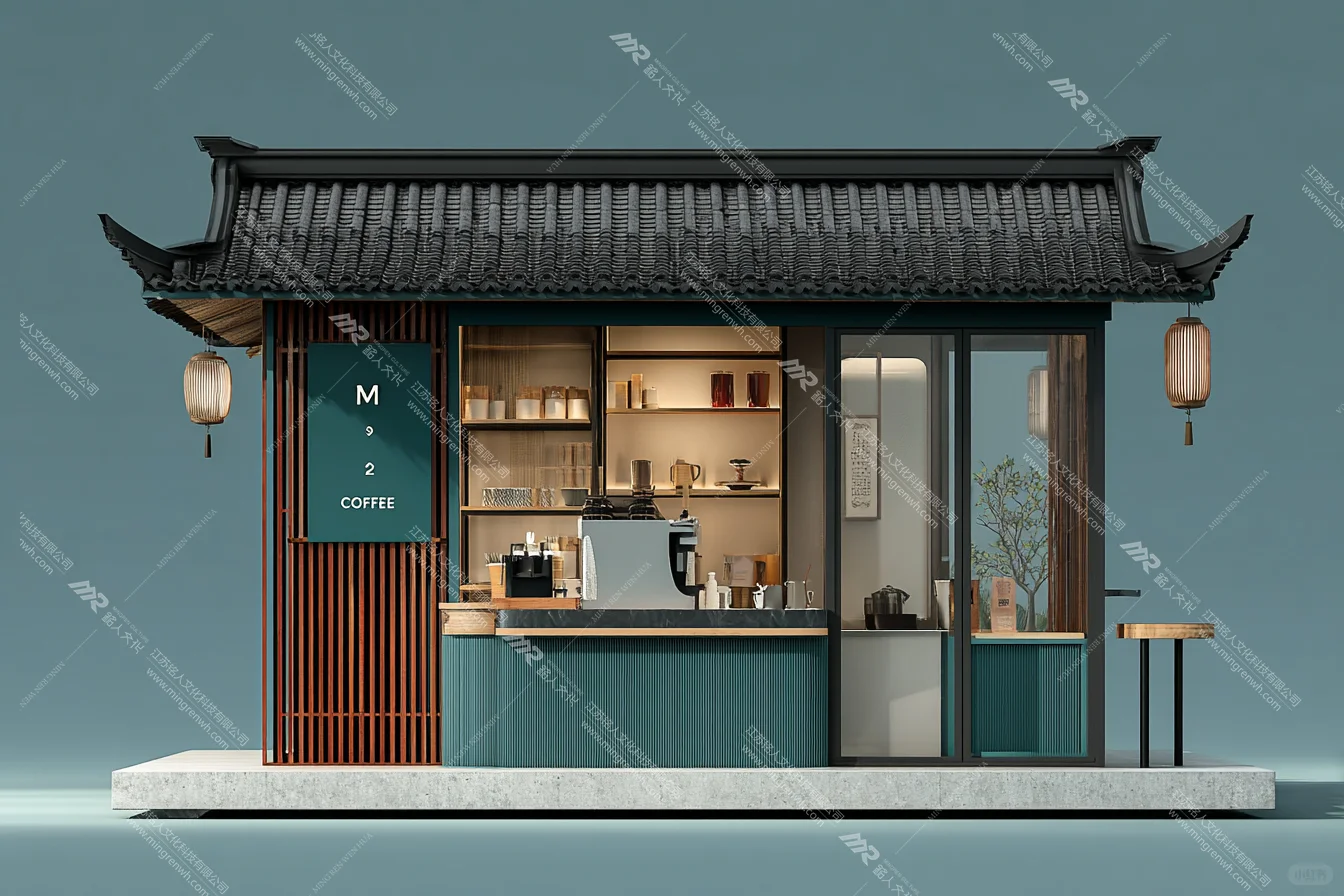 ?爆改集装箱！国风咖啡亭直接美出圈！