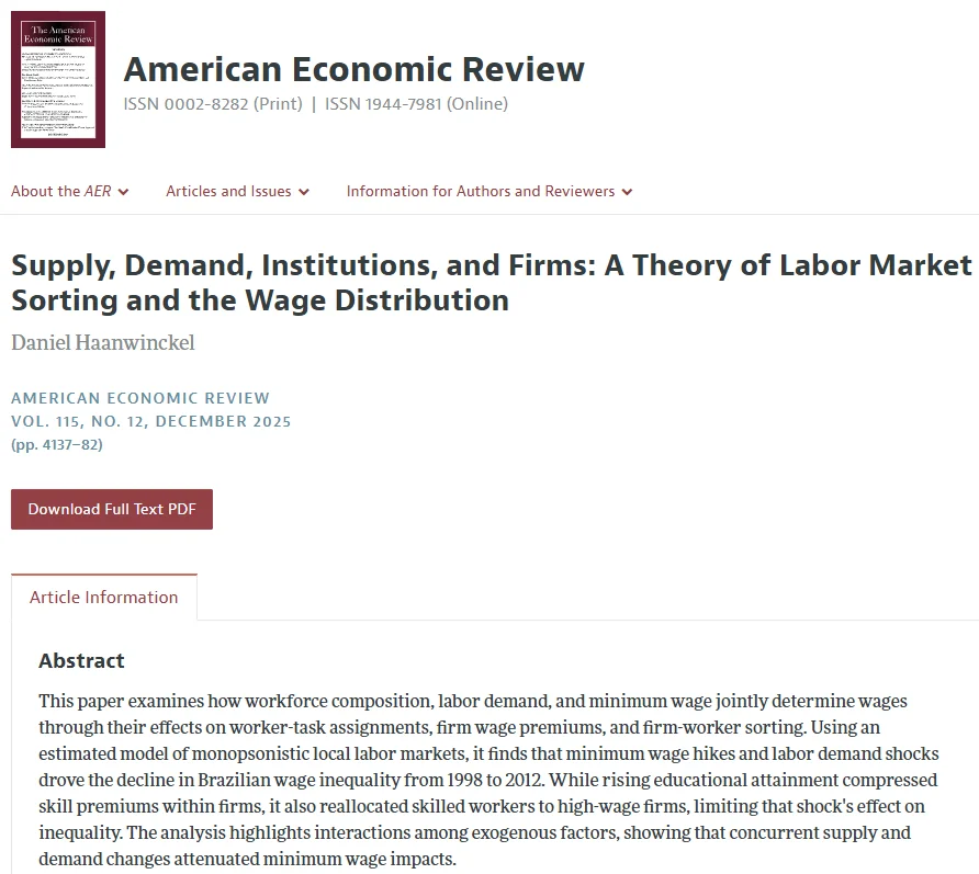 UCLA大牛新发AER!教育无用?