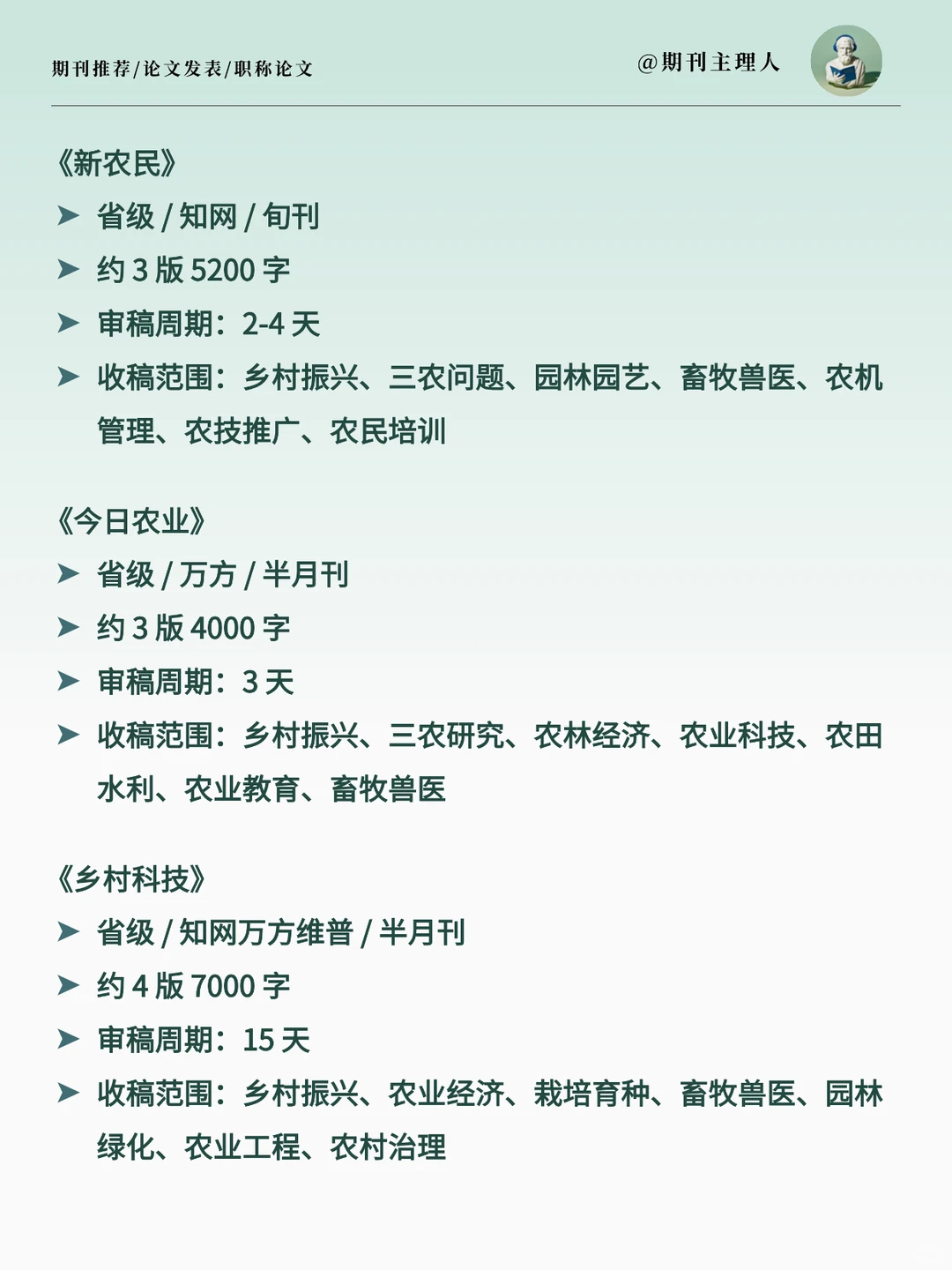 乡村振兴几乎不退稿期刊✅