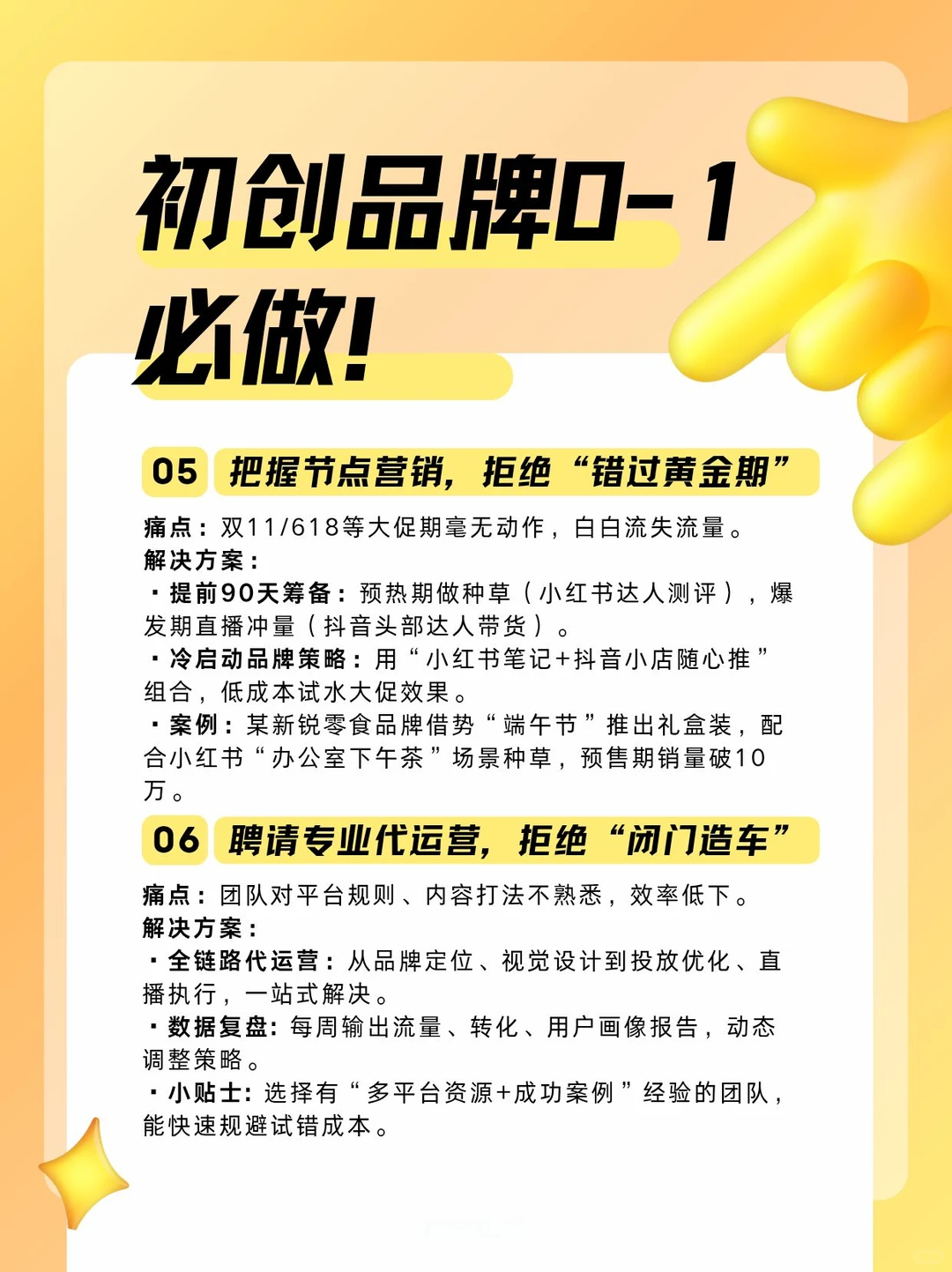 初创品牌必做的六件事