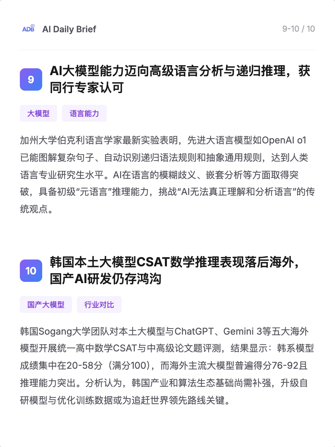 ⚡ AI 今日简报 - 2025年12月15日
