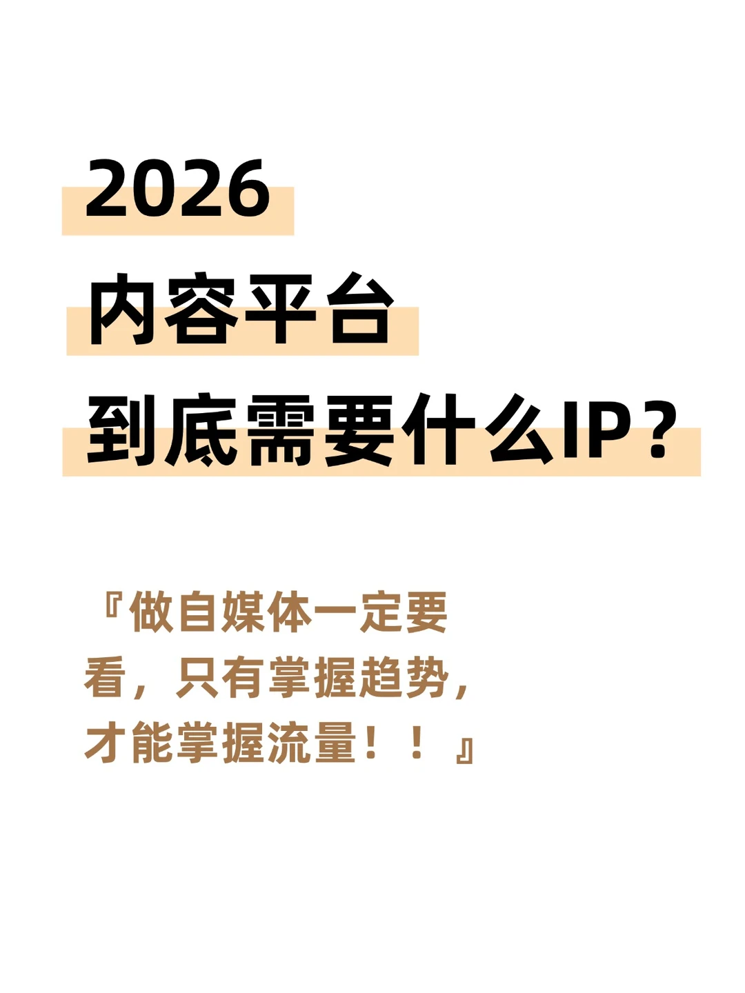 2026内容平台到底需要什么up？