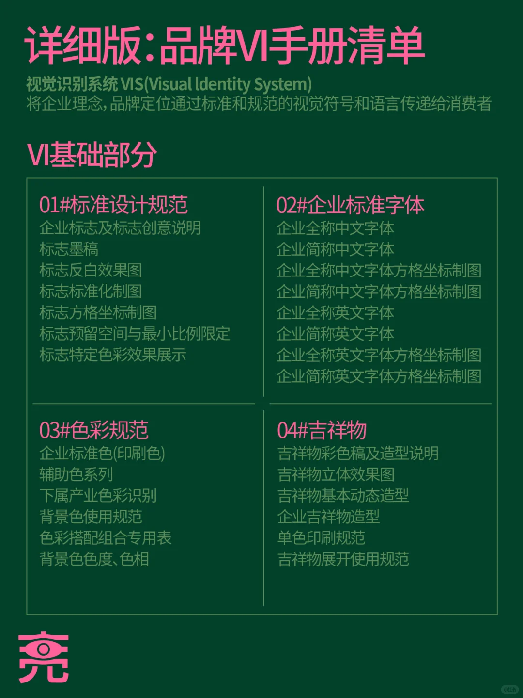 设计手记｜一套完整品牌VI手册包含哪些？