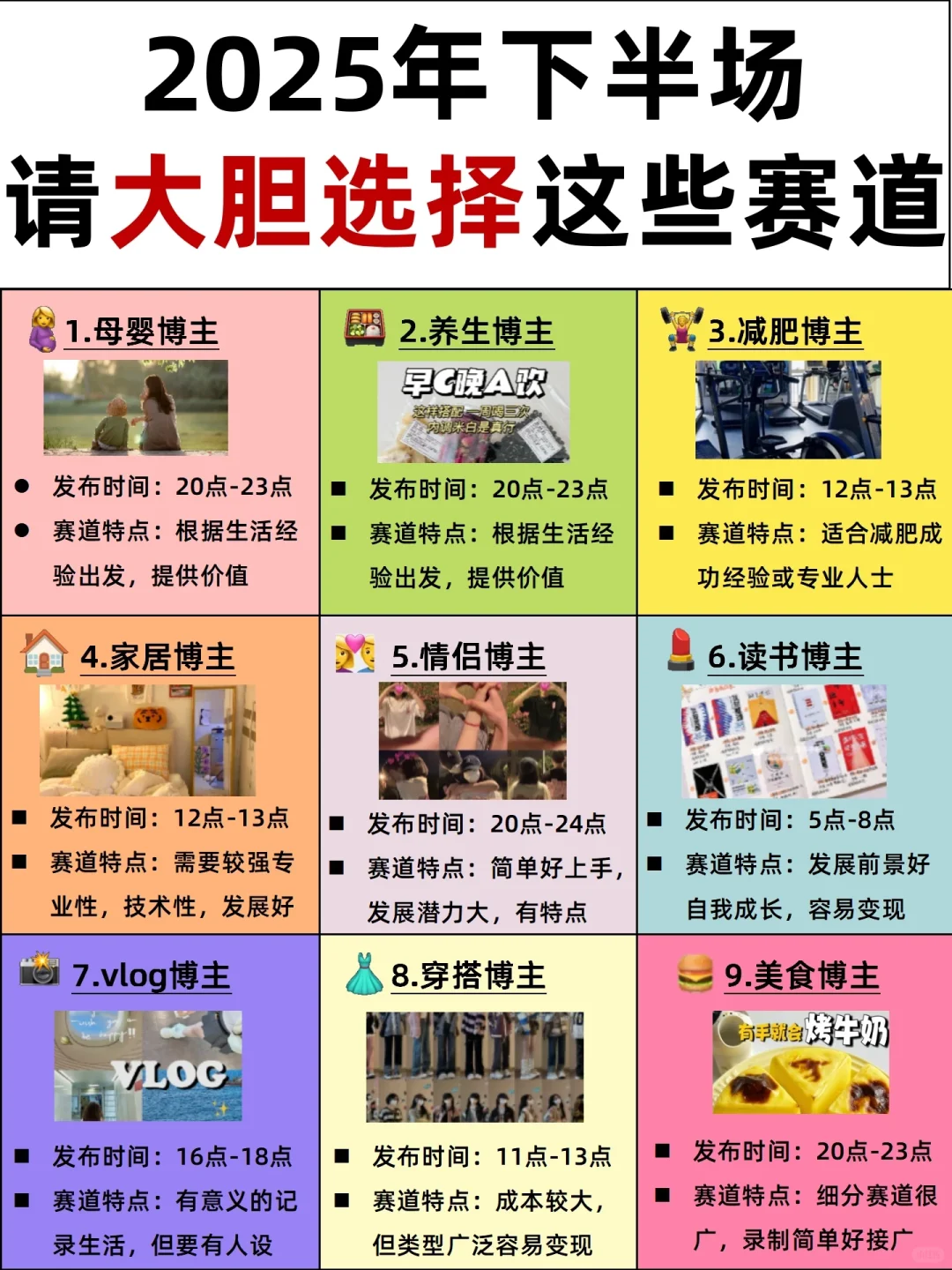 2025下半年，这9个赛道，你一定要大胆尝试