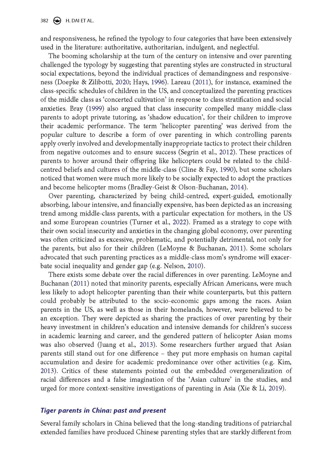 社会学研究前沿:中国沿海虎妈教育内卷