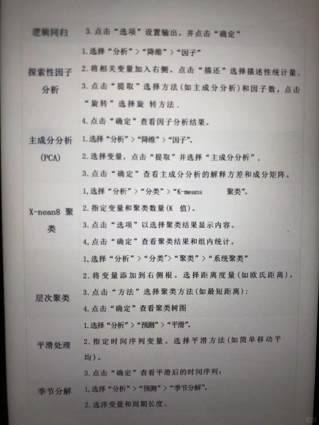 spss数据分析笔记完整版（附表格）