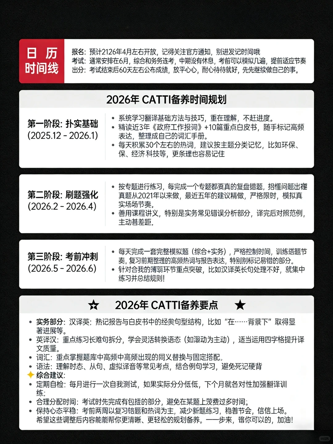 十二月CATTI备考～