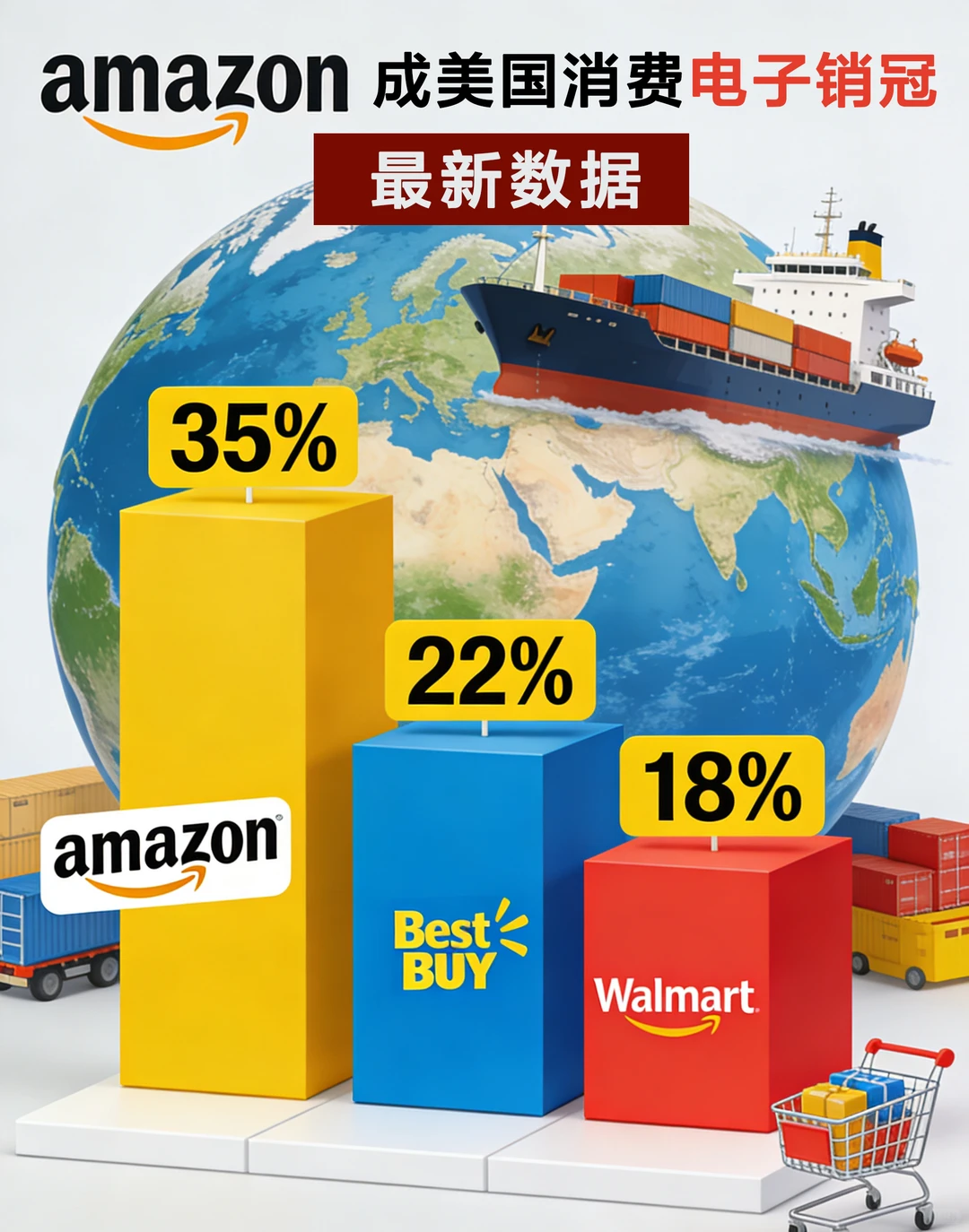 亚马逊消费电子领域超越百思买！