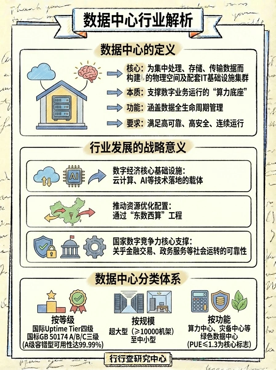 每天学习一个行业：数据中心