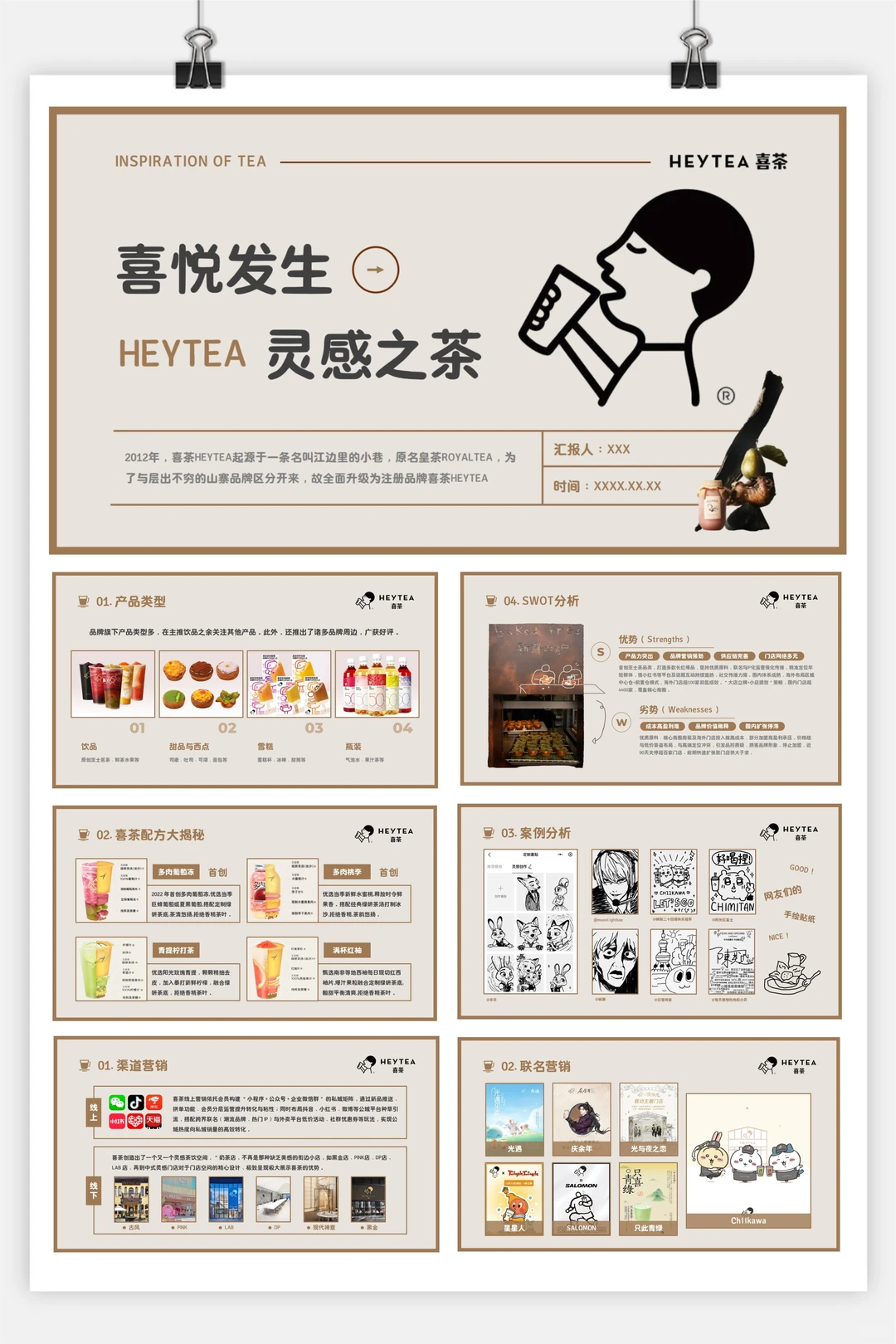 喜茶品牌分析26页