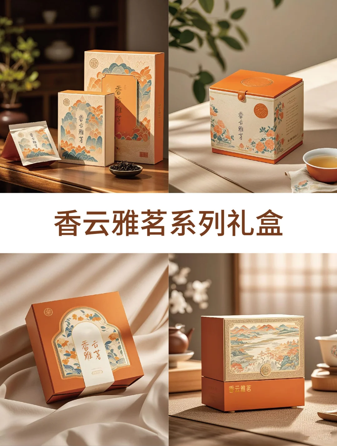 送礼欲拉满！礼盒包装设计高端大气显档次！